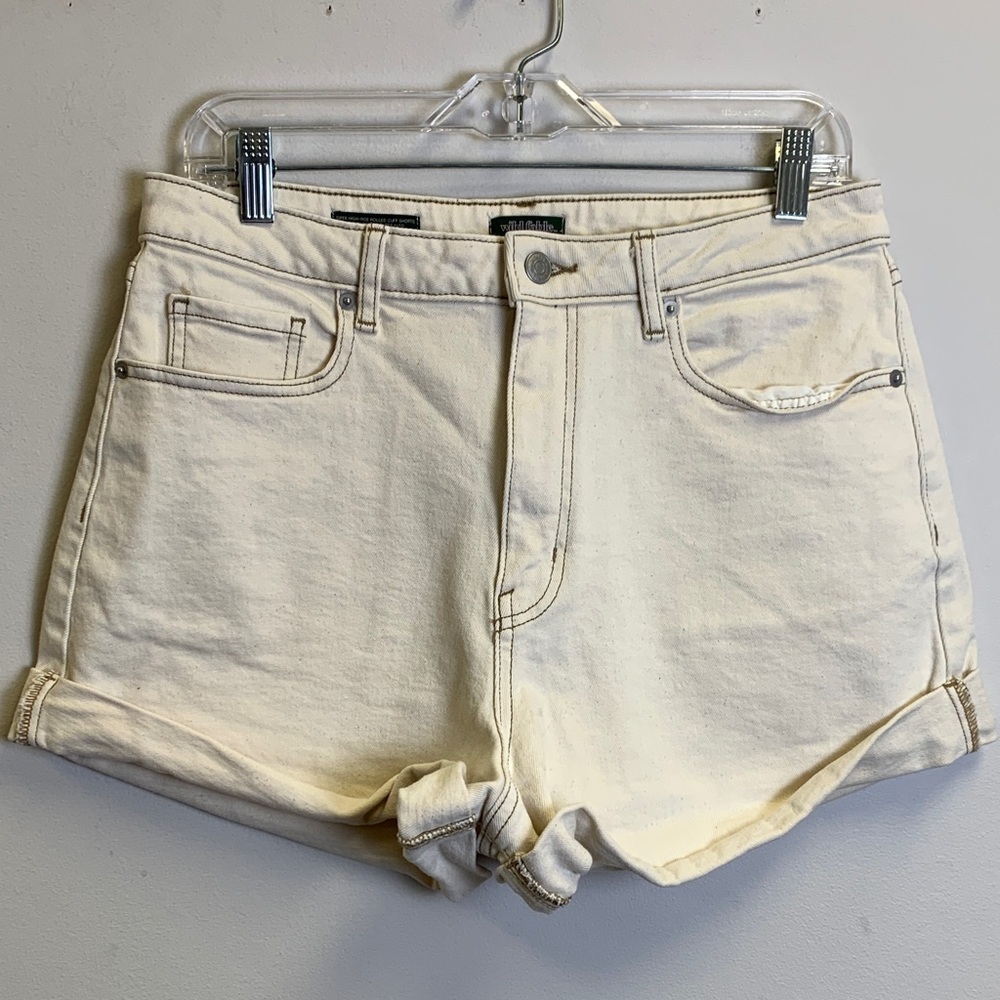 Wild Fable Cream Jean Shorts